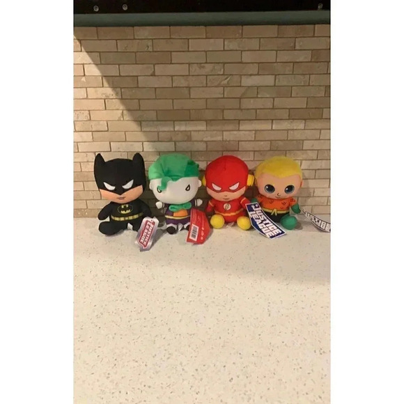 justice league plush bundle  NWT     B28 - Picture 1 of 9
